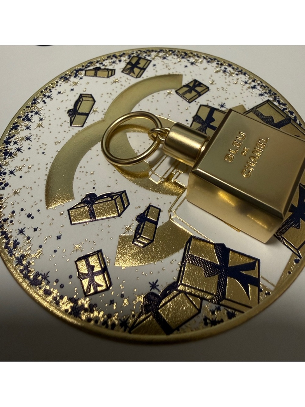Authentic CHANEL Gold-tone  Key Charm .